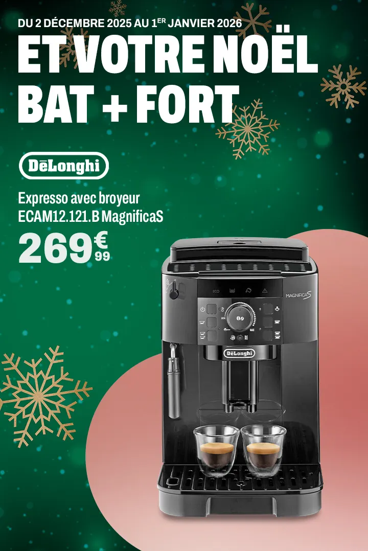 DE LONGHI Expresso avec broyeur ECAM12.121.B MagnificaS