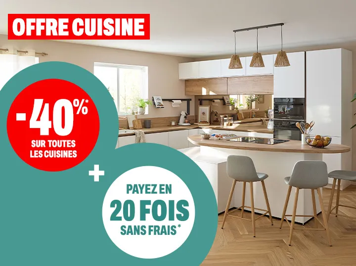 -40% sur toutes les cuisines*