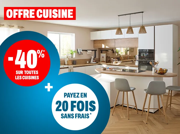 -40% sur toutes les cuisines*