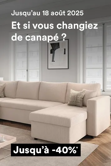 Et si vous changiez de canapé ? 