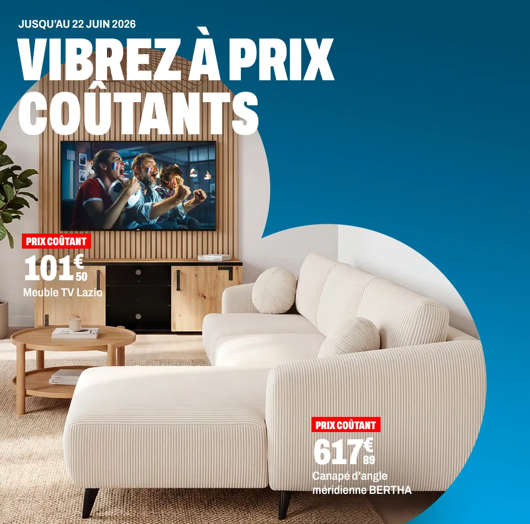 Vibrez à prix coûtant